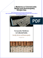 Full Chapter Vernacular Medicine in Colonial India Family Market and Homoeopathy Shinjini Das PDF