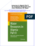 Full Chapter Water Resources in Algeria Part Ii Water Quality Treatment Protection and Development Abdelazim M Negm PDF