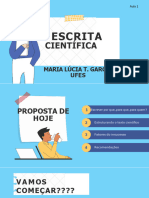 Escrita CIENTÍFICA LÚCIA GARCIA