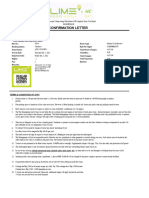 Confirmation Letter: Option Date: 12/1/22 10am Asia United Bank (AUB) 063-01-000107-5 HC Bay Hotel Inc