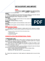 Workshop in Export and Import PDF