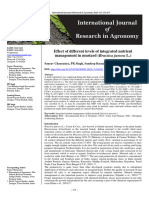 Effect of Different Levels of Integrated Nutrient Management in Mustard (Brassica Juncea L.)