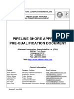 Pipeline Shore Approach Pre Qua - Rev F - June 2022