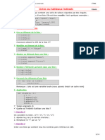 Ch05 - Listes Ou Tableaux - Cours