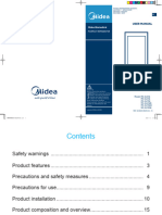 Midea User Manual For MC-5L316 MC-5L416 MC-5L756 MC-5L1006