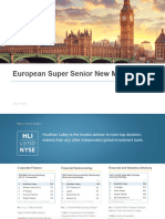 European Super Senior New Money Study q2 2021