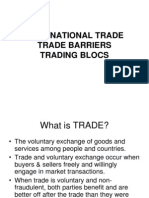 International Trade Trade Barriers Trading Blocs