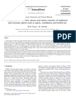 Özcan2007 - Estimation of Minerals, Nitrate and Nitrite Contents of Medicinal and Aromatic Plants Used As Spices, Condiments and Herbal Tea