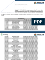 Resultado Preliminar Final - Geral: Portaria Nº 20.845 de 18 de Outubro de 2023