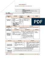 Sesión de Aprendizaje 5° Grado