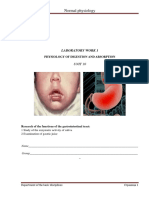 LABORATORY WORK 1 Saliva and Gastric juice 2 семестр