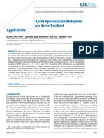 FPGA-Based Multi-Level Approximate Multipliers For High-Performance Error-Resilient Applications