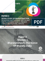 Detail Study of Bharatanatyam