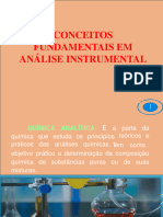 Conceitos Fundamentais em Análise Instrumental