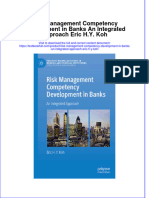 (Download PDF) Risk Management Competency Development in Banks An Integrated Approach Eric H Y Koh Online Ebook All Chapter PDF