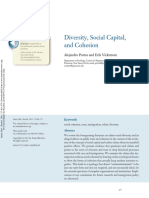 Portes, Alejandro, y Vickstrom, Erik, Diversity, Social Capital and Cohesion, 2011.