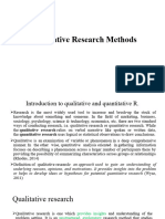 Qualitative Research Methods