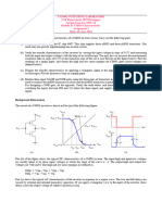 Cs29002 Switching Laboratory CSE Department, IIT Kharagpur Spring Semester 2015-16 Module B: CMOS Characteristics Assignment 1 Date: 18-Jan-2016