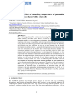 Investigation The Effect of Annealing Temperature