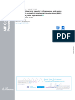 Hypothetical Learning Trajectory of Sequence and Series (2023)