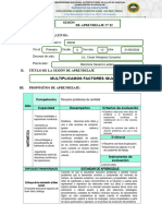 Sesión de Aprendizaje 02 Multiplicamos Factores Iguales