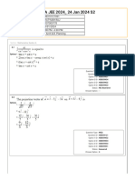 BArch BPlan Response Sheet Jan Attempt 