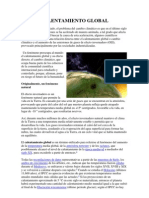 Calentamiento Global (Ciencias Naturales