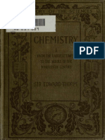 Edward Thorpe - History of Chemistry, Volume I (1909)