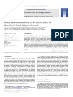 Residual Behavior of Steel Rebars and R.C Sections After A Fire