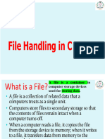 File Handling in C