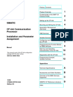 CP 444 Installation and Parameter Assignment