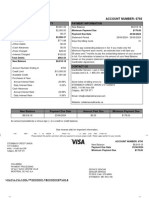 Summary of Account Activity Payment Information