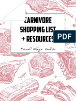 Carnivore Diet Food List