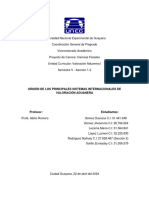 Origen de Los Principales Sistemas Internacionales de Valoración Aduanera 1