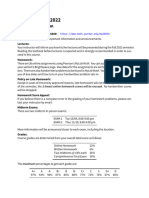 Ma 26600 Ground Rules Fall 2022