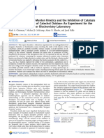 Exploring Michaelis-Menten Kinetics and The Inbition of Catalysis in Synthetic Mimic of Catechol Oxidase