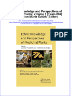 Dơnload Ethnic Knowledge and Perspectives of Medicinal Plants: Volume 1 (Team-IRA) 1st Edition Münir Öztürk (Editor) Full Chapter