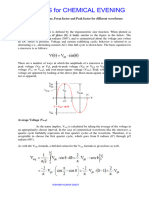 BEE NOTES For Waveform and R, L, C