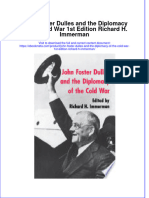 Dơnload John Foster Dulles and The Diplomacy of The Cold War 1st Edition Richard H. Immerman Full Chapter