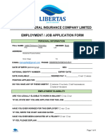 Job Application Form 2023