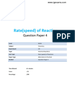 9.4 Ratespeed of Reaction CIE IGCSE Chemistry Practical QP