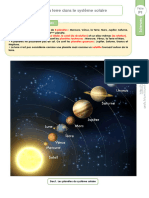 cm1 Trace Ecrite Terre Systeme Solaire
