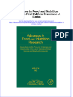 Advances in Food and Nutrition Research First Edition Francisco J. Barba Full Chapter