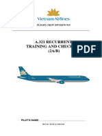 Update - A321 Recurrent Training Summer 2019 - 2AB DPE GUIDE Rev 00 Date 25APR2019