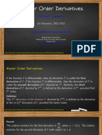 MAT060 14 Higher Order Derivatives Bent Usman