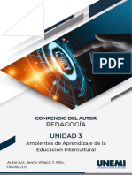 Pedagogía: Unidad 3