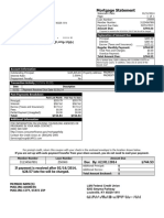 Basic Mortgage Statement Template 2