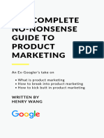 The Complete No-Nonsense Guide To Product Marketing