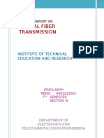 Optical Fiber Transmission: Institute of Technical Education and Research