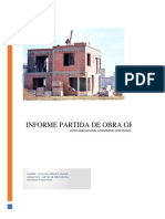 Informe Partida de Obra Gruesa